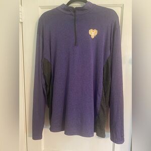 WEST CHESTER
GOLDEN RAMS MENS PURPLE
GENERATION LONG SLEEVE 1/4
ZIP PULLOVER